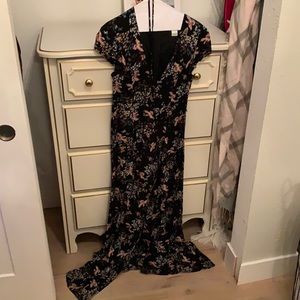 Floral floor length dress